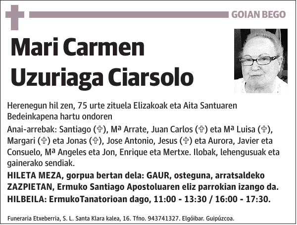 Mari Carmen Uzuriaga Ciarsolo