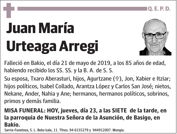 Juan María Urteaga Arregi