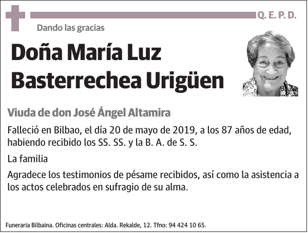 María Luz Basterrechea Urigüen