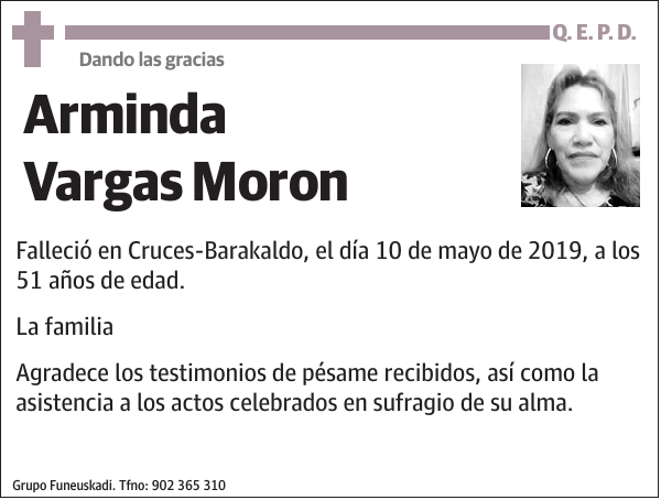 Arminda Vargas Moron