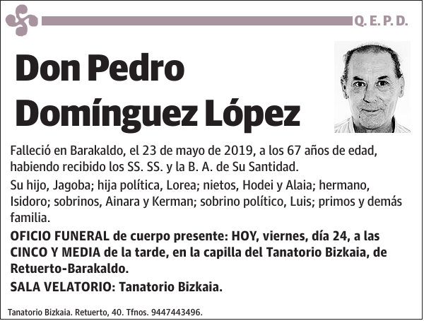 Pedro Domínguez López