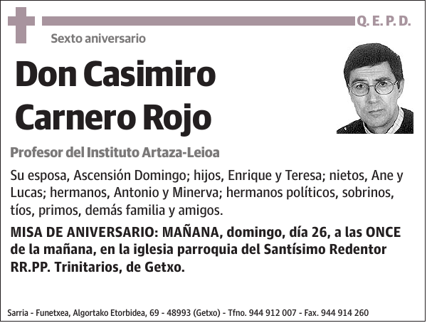 Casimiro Carnero Rojo