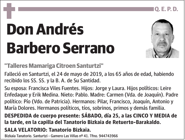 Andrés Barbero Serrano