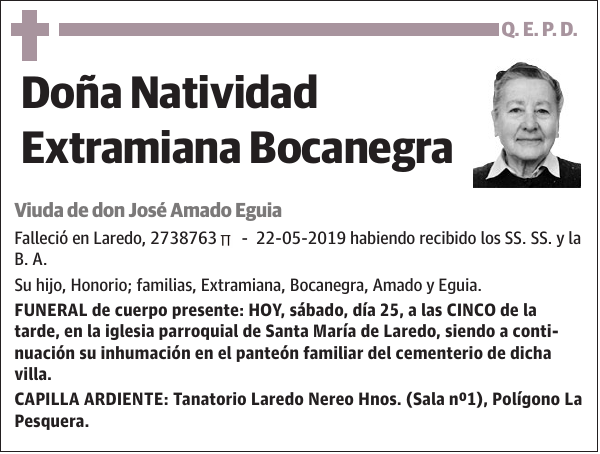 Natividad Extramiana Bocanegra