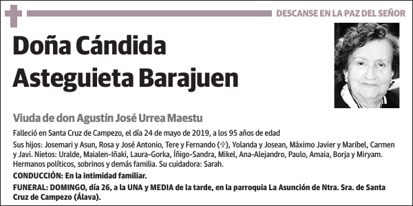 Cándida Asteguieta Barajuen