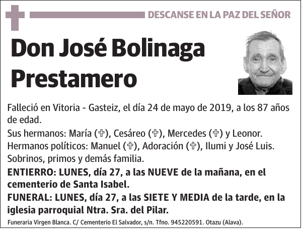 José Bolinaga Prestamero