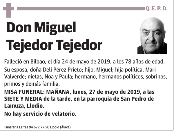 Miguel Tejedor Tejedor