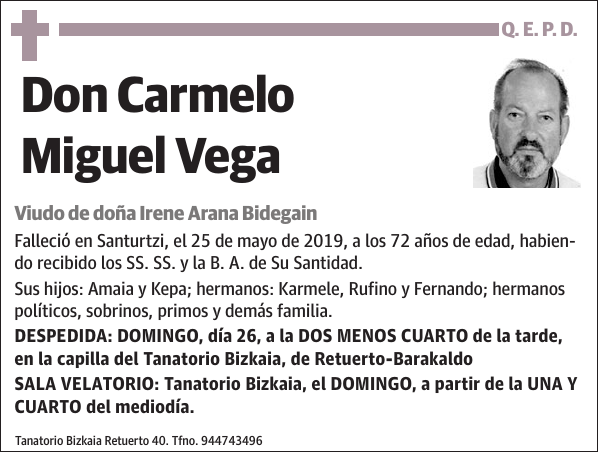 Carmelo Miguel Vega