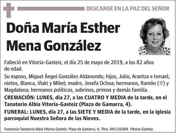 María Esther Mena González