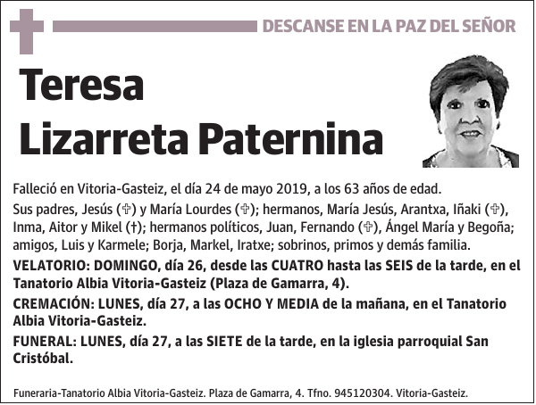 Teresa Lizarreta Paternina