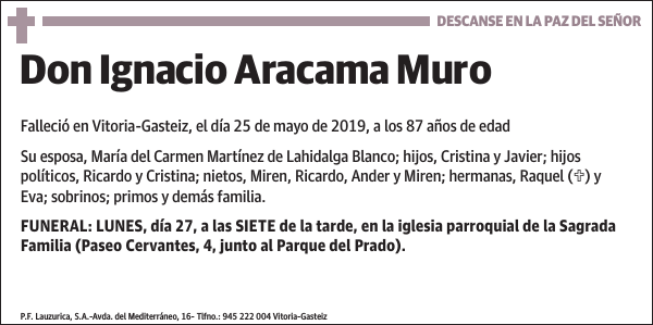 Ignacio Aracama Muro