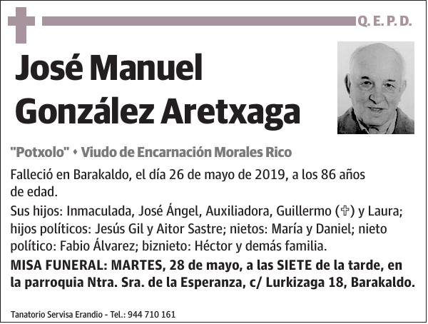 José Manuel González Aretxaga