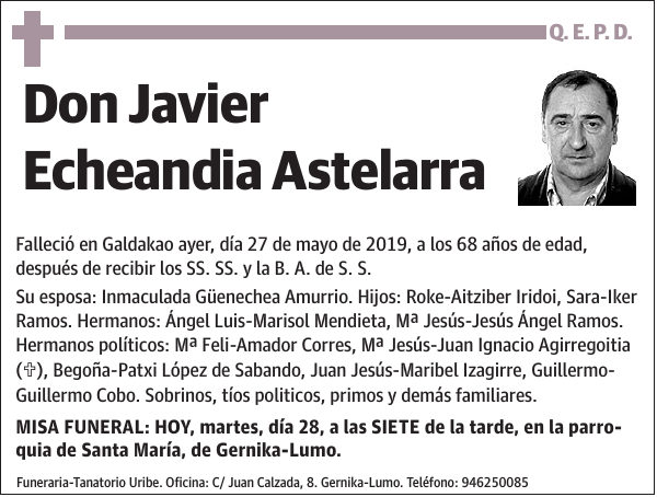 Javier Echeandia Astelarra