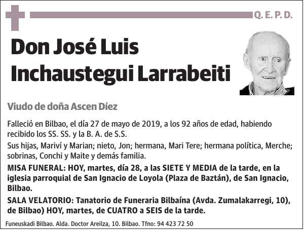 José Luis Inchaustegui Larrabeiti