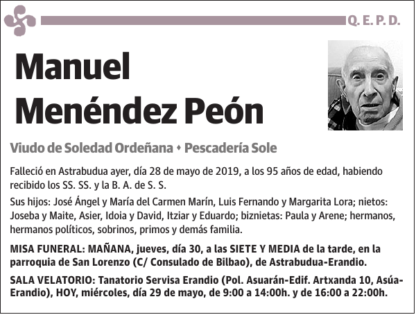 Manuel Menéndez Peón