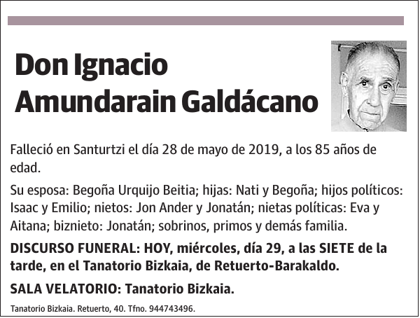 Ignacio Amundarain Galdácano