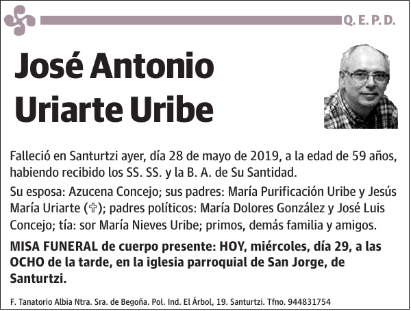 José Antonio Uriarte Uribe