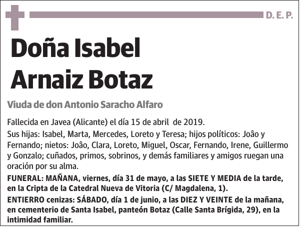 Isabel Arnaiz Botaz