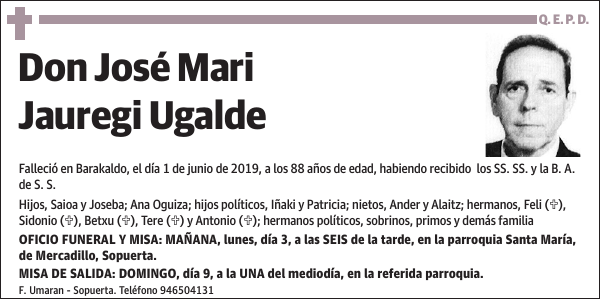 José Mari Jauregi Ugalde