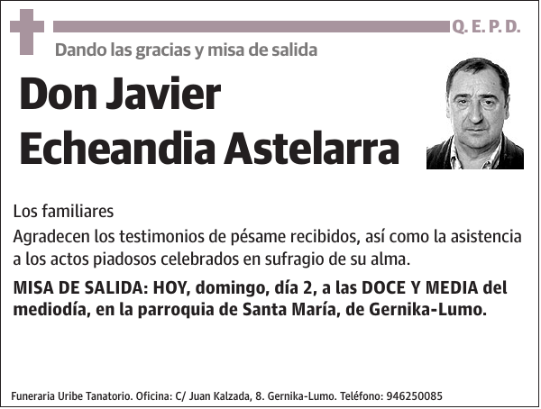 Javier Echeandia Astelarra