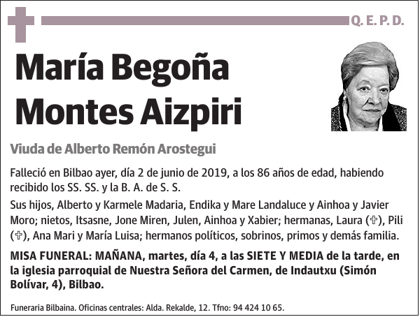 María Begoña Montes Aizpiri