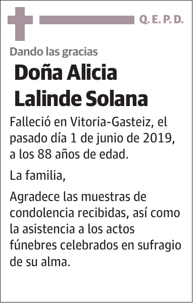 Alicia Lalinde Solana