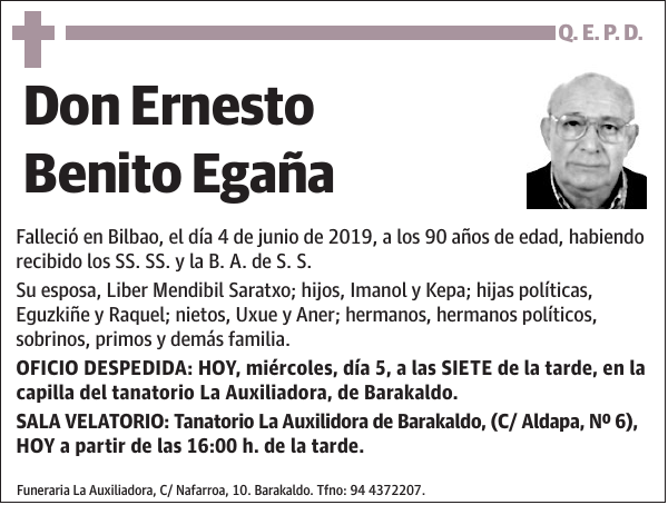 Ernesto Benito Egaña