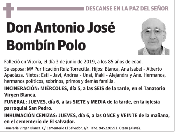 Antonio José Bombín Polo