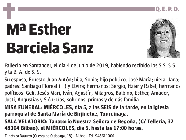 Mª Esther Barciela Sanz