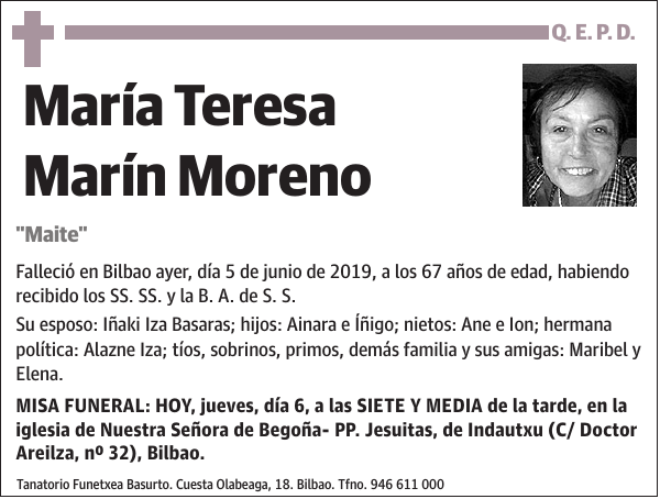 María Teresa Marín Moreno