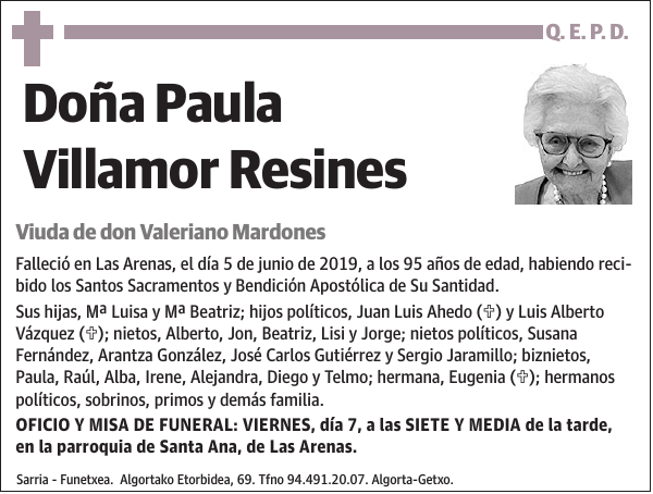 Paula Villamor Resines