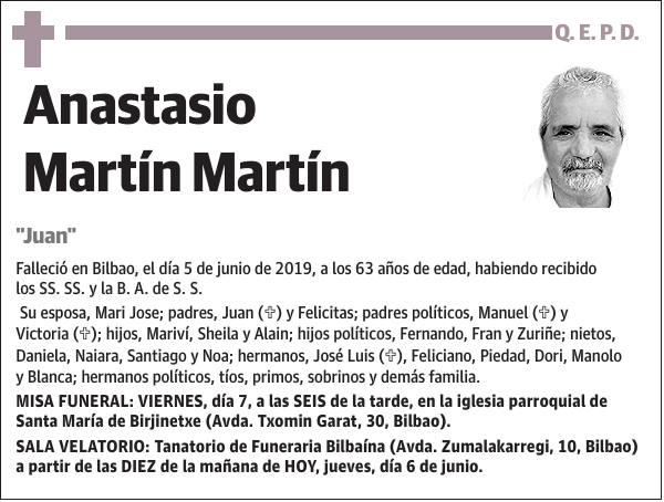 Anastasio Martín Martín