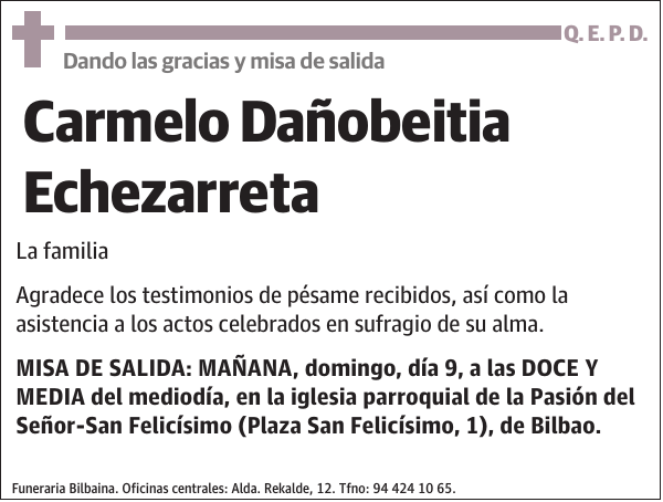 Carmelo Dañobeitia Echezarreta