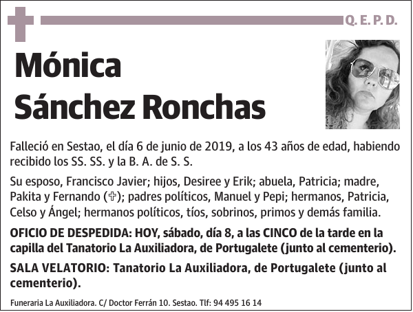 Mónica Sánchez Ronchas