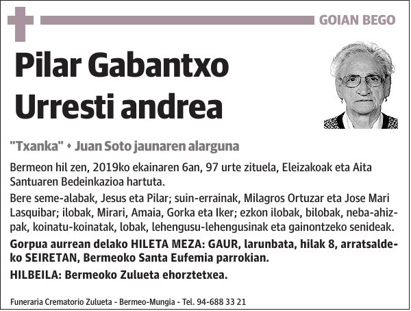 Pilar Gabantxo Urresti