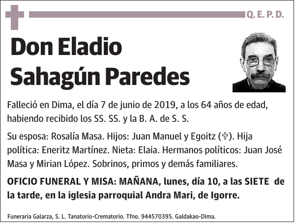 Eladio Sahagún Paredes