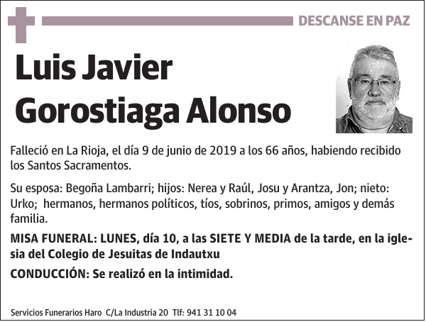 Luis Javier Gorostiaga Alonso