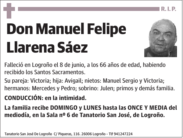 Manuel Felipe Llarena Sáez