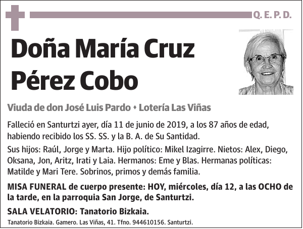 María Cruz Pérez Cobo