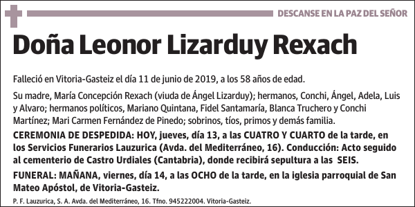 Leonor Lizarduy Rexach