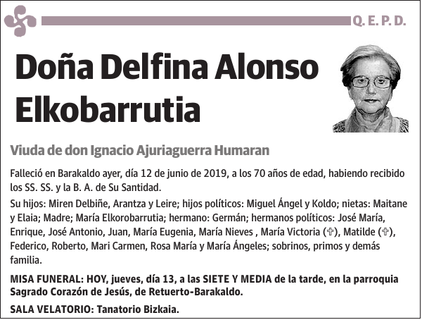 Delfina Alonso Elkobarrutia