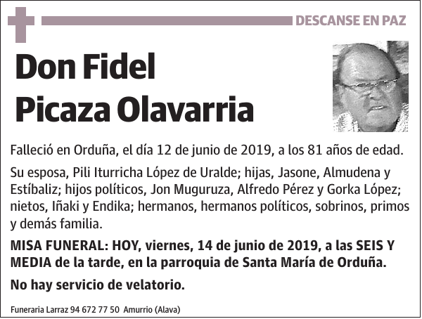 Fidel Picaza Olavarria