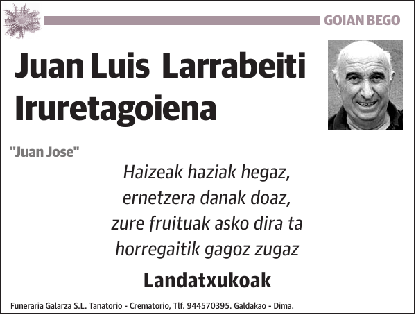 Juan Luis Larrabeiti Iruretagoiena