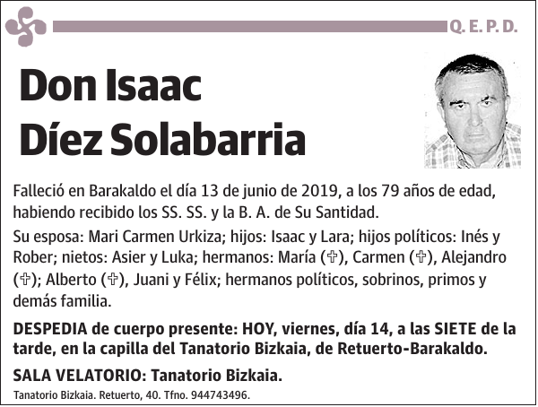 Isaac Díez Solabarria