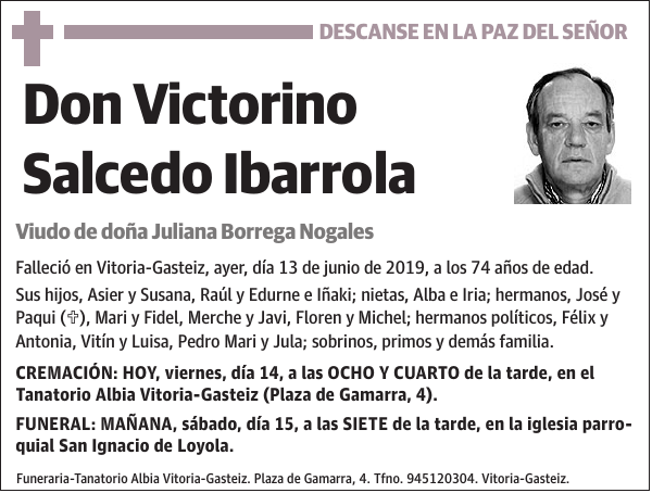 Victorino Salcedo Ibarrola