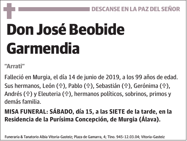 José Beobide Garmendia