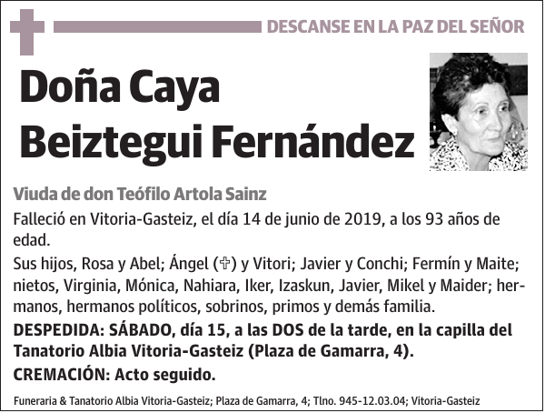 Caya Beiztegui Fernández