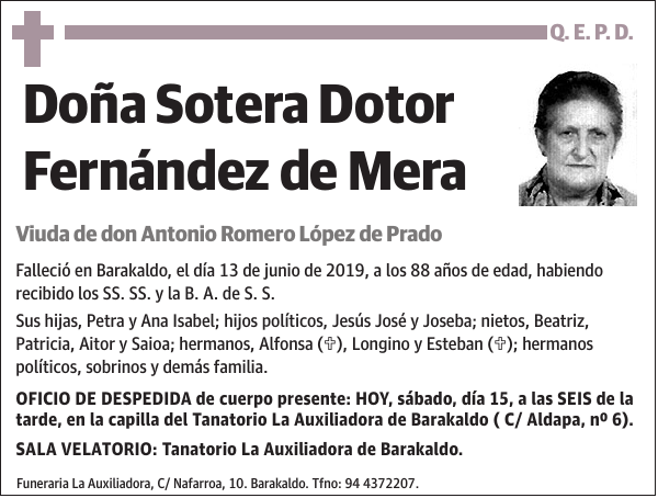 Sotera Dotor Fernández de Mera