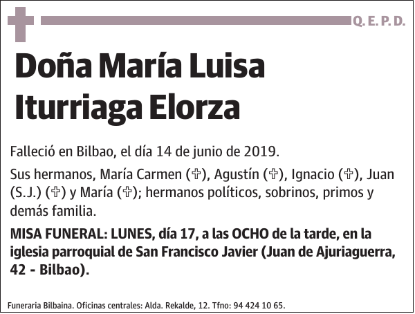 María Luisa Iturriaga Elorza
