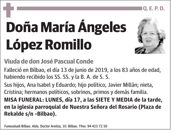 María Ángeles López Romillo